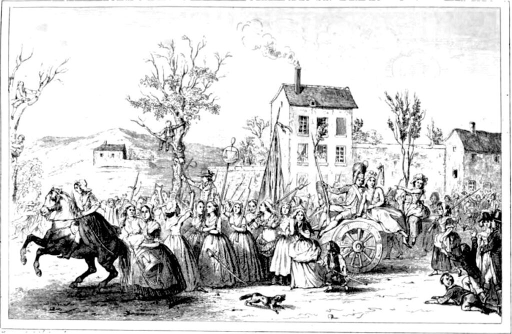 MarchWomenVersailles5 6october1789