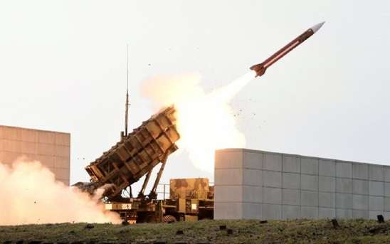 Patriot missile firing in Daecheon