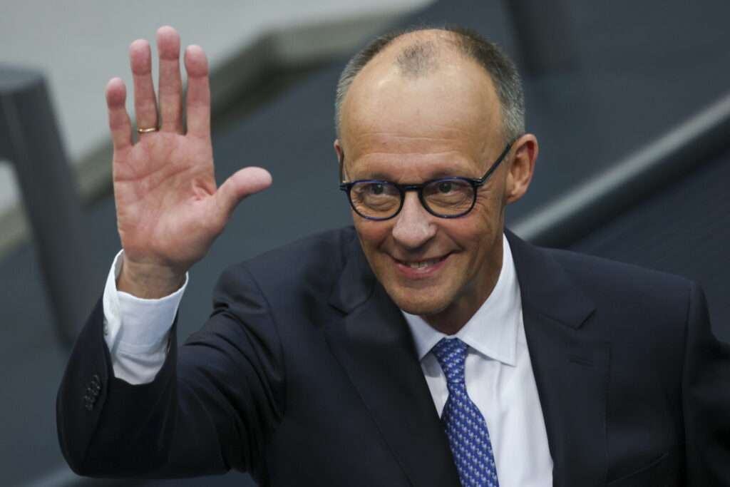 Election of German Chancellor and swearing in of the cabinet at Bundestag in Berlin