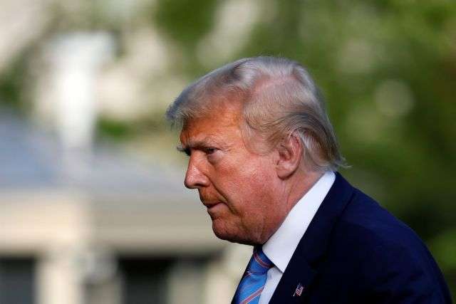 President Donald Trump returns from Bedminster