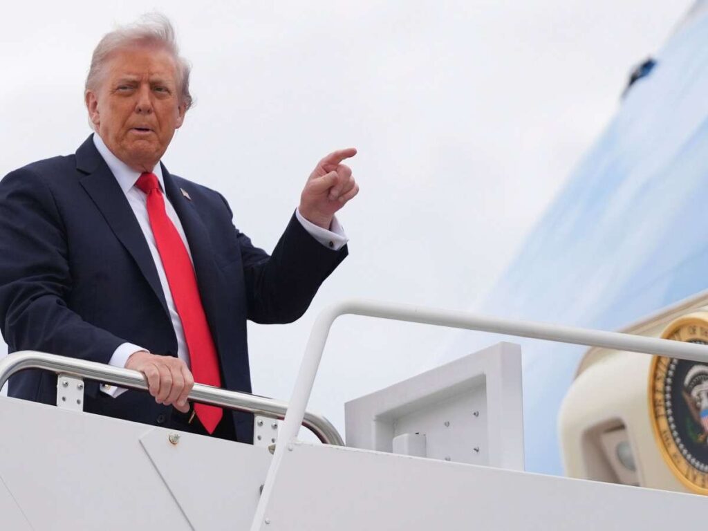 Trump aeroplano