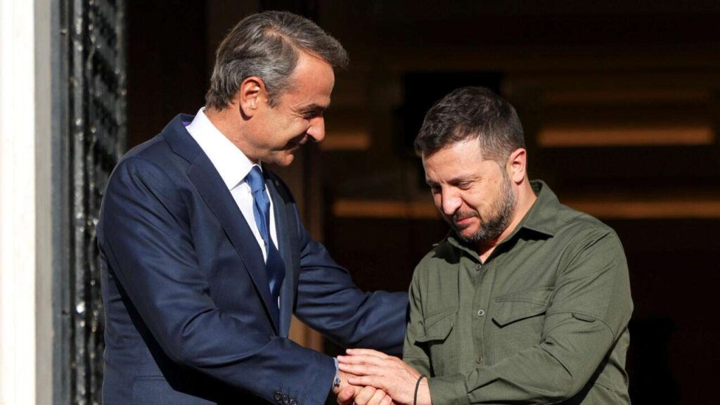 W1280 p16x9 2023 08 21T154041Z 910622681 RC2FS2A221VO RTRMADP 3 UKRAINE CRISIS ZELENSKIY GREECE