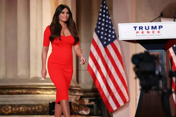 Washington dc kimberly guilfoyle walks on stage before pre recording her address to the