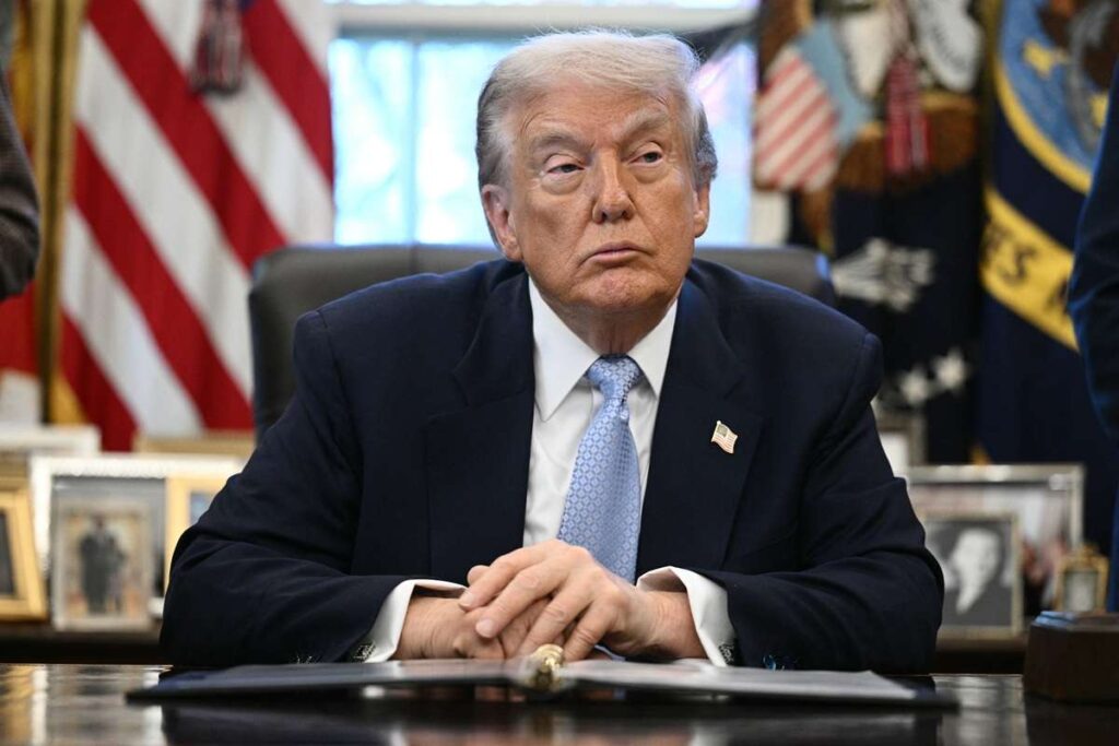 US President Donald Trump meets with the White House Task Force on the FIFA World Cup 2026.