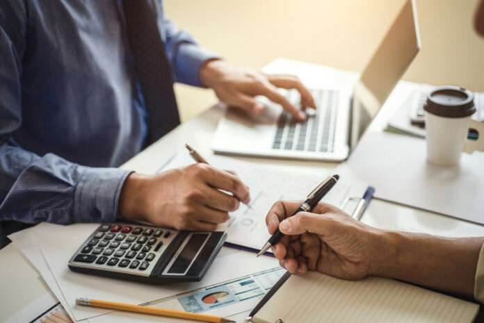 Business,People,Meeting,For,Checking,Annual,Financial,Statements,Of,Company.