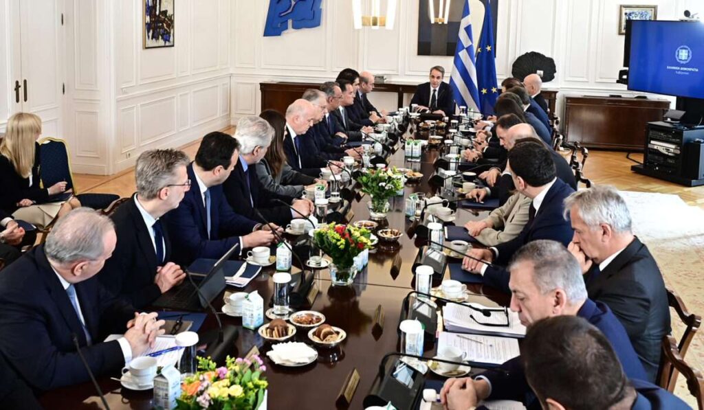 [376038] ΣΥΝΕΔΡΙΑΣΗ ΤΟΥ ΥΠΟΥΡΓΙΚΟΥ ΣΥΜΒΟΥΛΙΟΥ (ΜΙΧΑΛΗΣ ΚΑΡΑΓΙΑΝΝΗΣ/EUROKINISSI)
